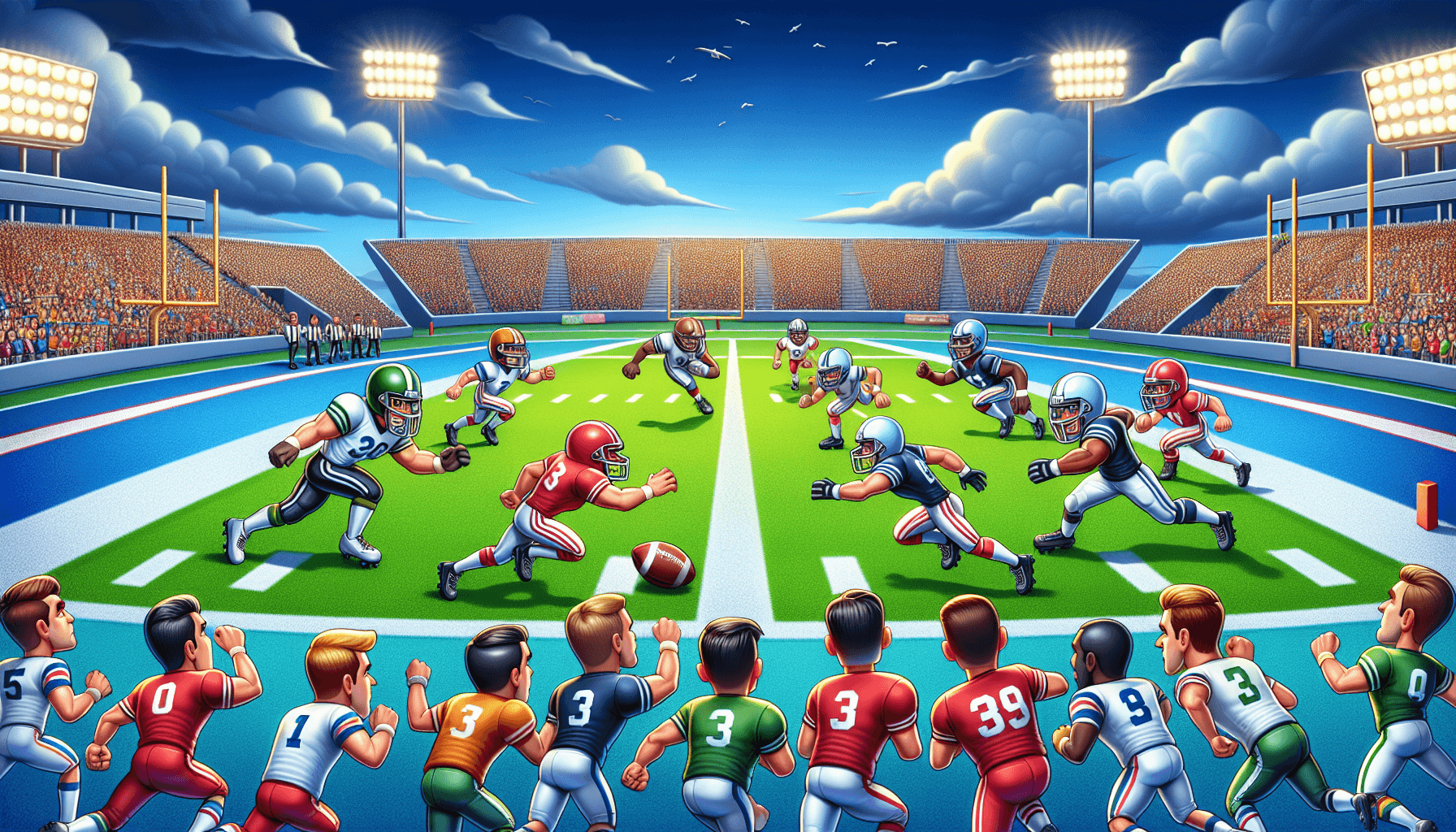 Football match in AllSport Legends